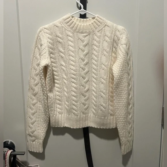 NWT DOEN Cartwright Cable Knit Cashmere Sweater - Picture 4 of 12